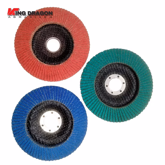 125*22mm Zironia & Aluminum Oxide Flap Disk Flap Disc for Metal (Professional Manufacturer)