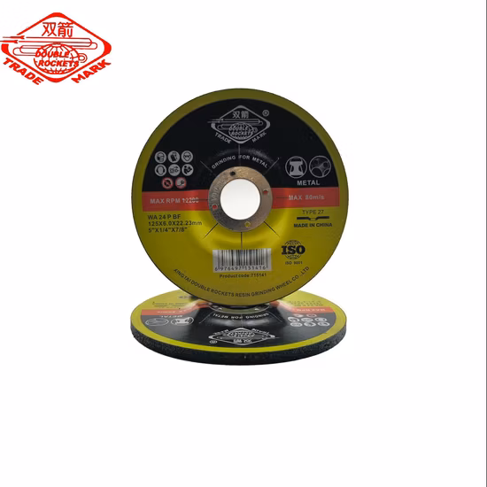5′ Depressed Centre Grinding Disc for Inox (125X6.4X22.23) Abrasive with MPa Certificates