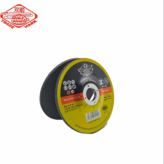 5′ Depressed Centre Grinding Disc for Inox (125X6.4X22.23) Abrasive with MPa Certificates