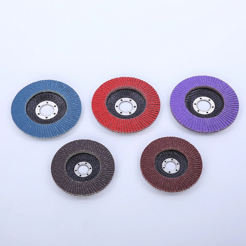 4′ ′ 100mm Grit 120 Flap Disc for Metal Stainless Steel with Aluminum Oxide Zirconia Ceramic