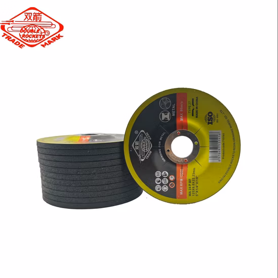 5-футовый шлифовальный круг с углублением по центру для абразивов из нержавеющей стали (125 x 6,4 x 22,23) с сертификатами МПа