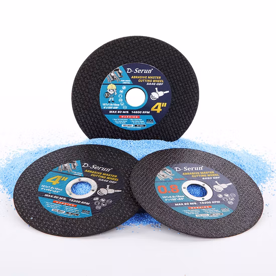4-дюймовый сверхтонкий отрезной и шлифовальный круг для углового железа